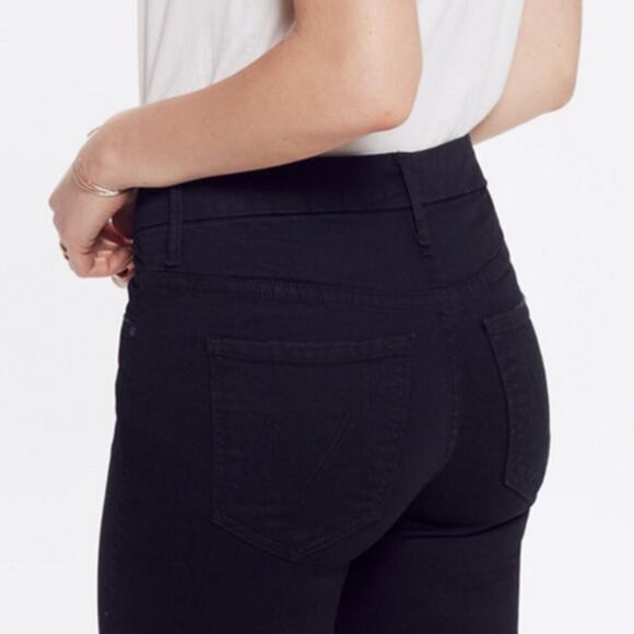 MOTHER | High-Waisted Looker Black Wash: Not Guilty Cut#604962 Size 25 - Picture 13 of 13